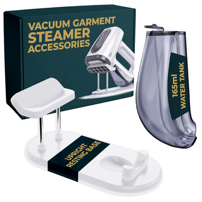 BELLAIRON Accessory Set for Veloce Vacuum Garment Steamer, 165ml Expanded Water Tank with Upright Resting Base