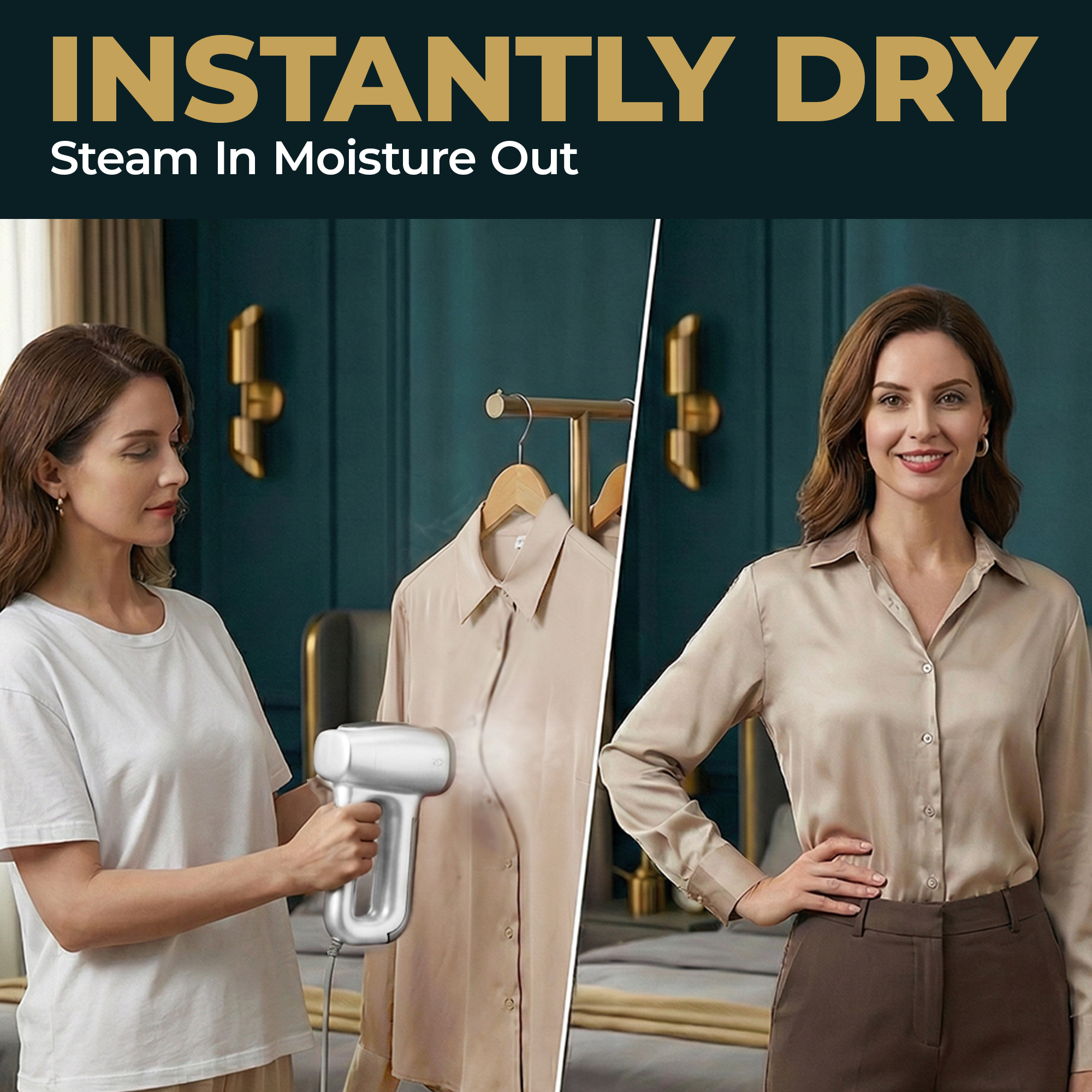 Bellairon Veloce™ Vacuum Garment Steamer – Steam Smarter, Wrinkle Less
