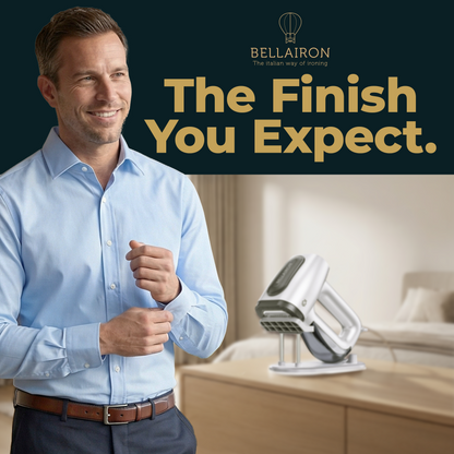 Bellairon Veloce™ Vacuum Garment Steamer – Steam Smarter, Wrinkle Less