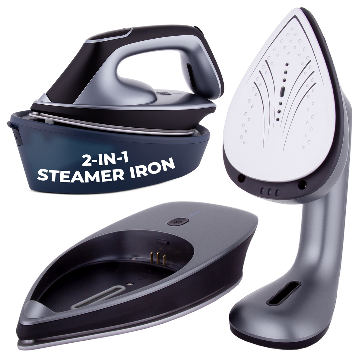 Bellairon Duetto™ 2-in-1 Steam Iron & Garment Steamer