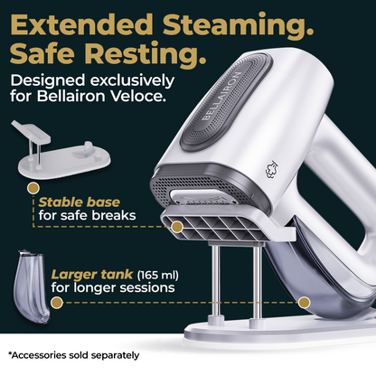 Bellairon Veloce™ Vacuum Garment Steamer – Steam Smarter, Wrinkle Less